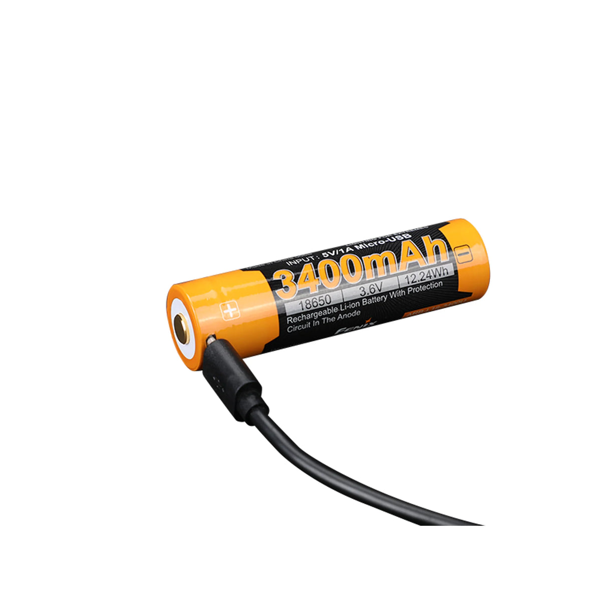 Fenix ARB-L18-3400U 18650 USB Battery - Bog Dog Running