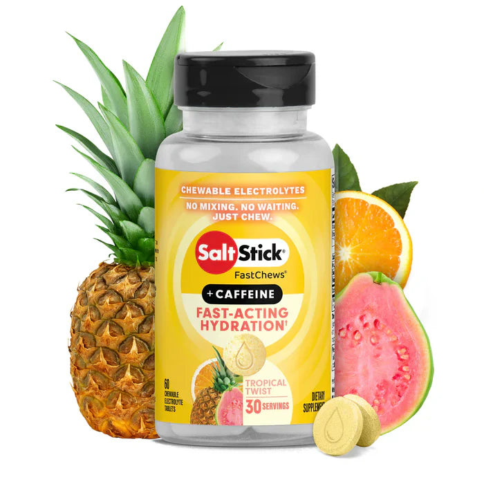 Saltstick Fast Chews + Caffeine - Bog Dog Running