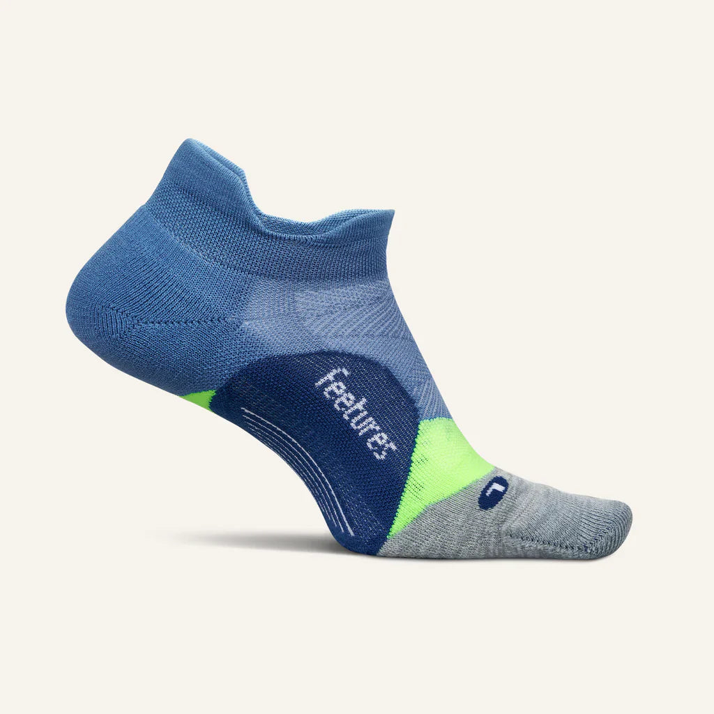 Feetures Elite Light Cushion No Show Socks - Bog Dog Running