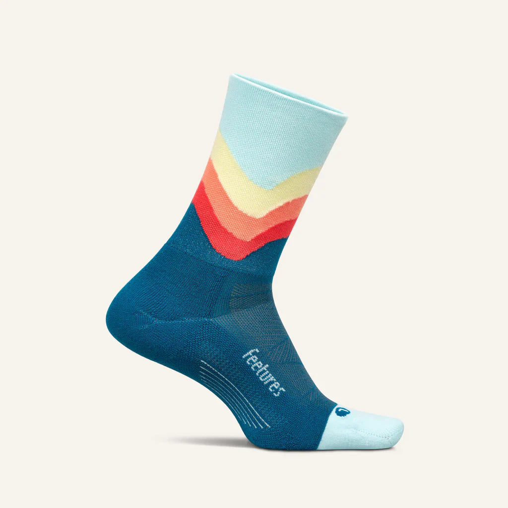 Feetures Elite Light Cushioning Mini Crew Socks - Bog Dog Running