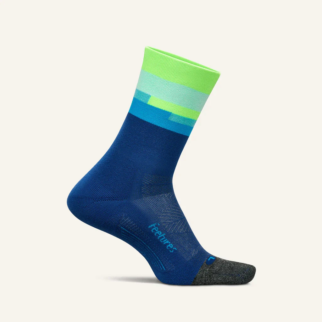 Feetures Elite Light Cushioning Mini Crew Socks - Bog Dog Running