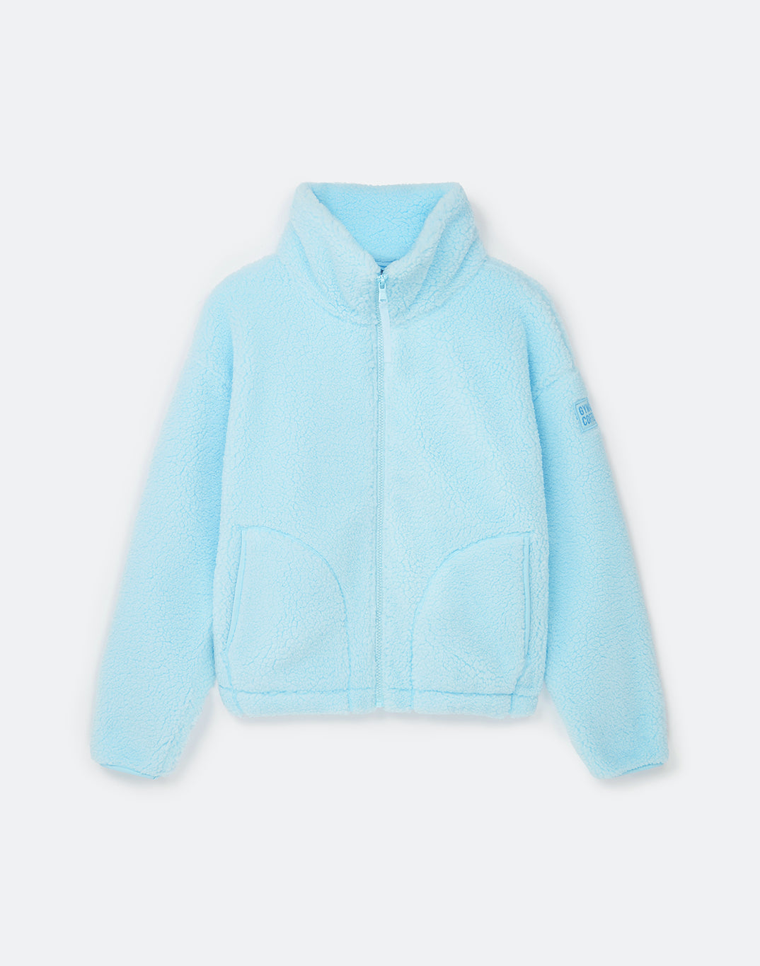 Gym+Coffee Industry High Collar Womans Fleece Jacket
