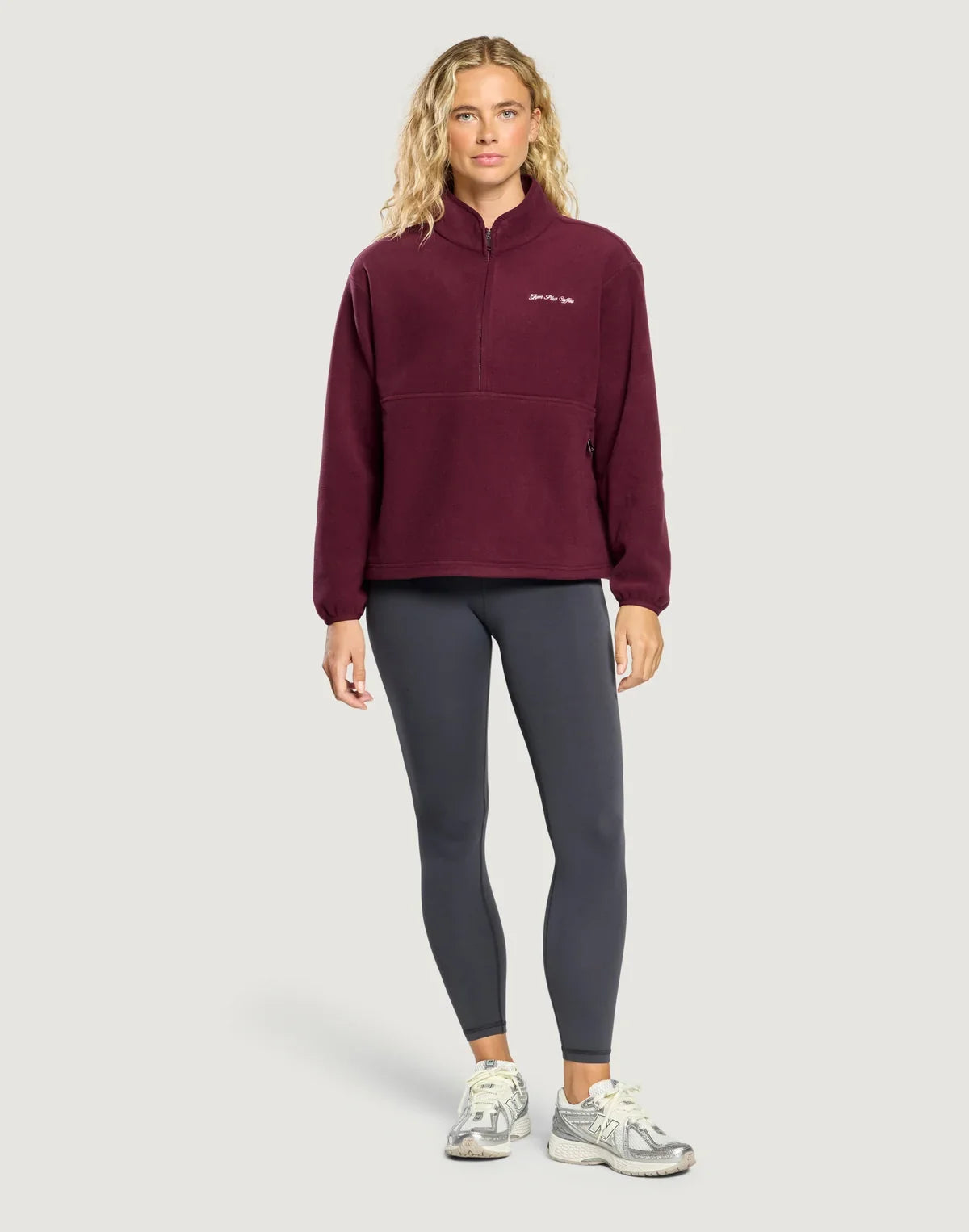 Gym+Coffee Polar Half Zip Women's Fleece - Clothing - Runner's Warehouse
