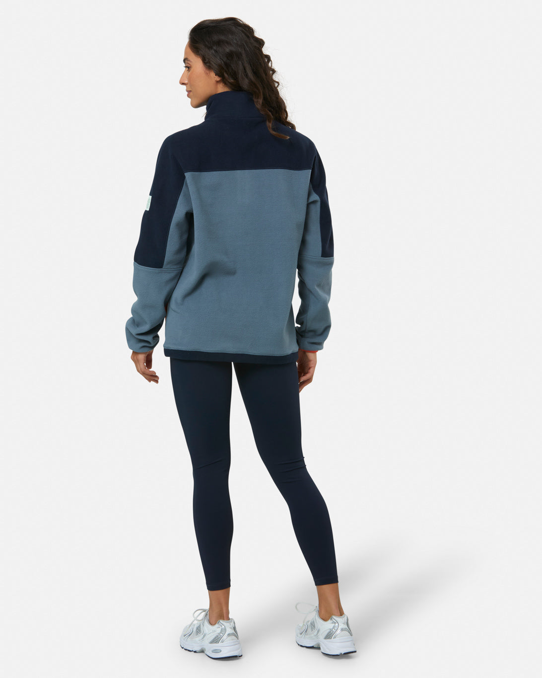 Gym + Coffee Half Zip Polar Unisex Fleece - Bog Dog Running