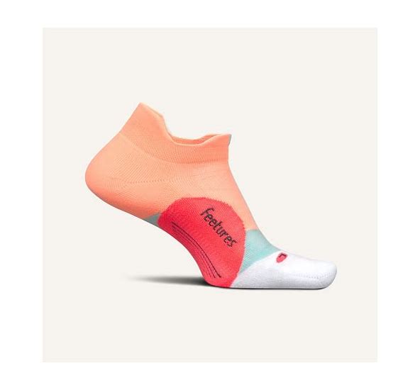 Feetures Elite Light Cushion No Show Socks - Bog Dog Running