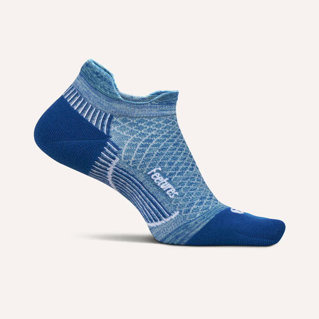 Feetures Plantar Fasciitis Relief Light Cushion No Show Sock - Bog Dog Running