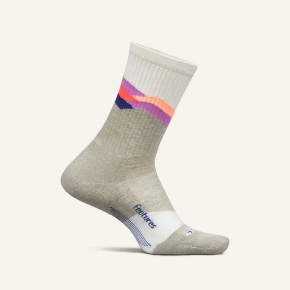 Feetures Trail Max Cushion Mini Crew Sock - Bog Dog Running