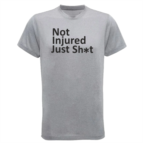 Bog Dog's Own #Notinjuredjustsh*t Women's T-Shirt - Bog Dog Running