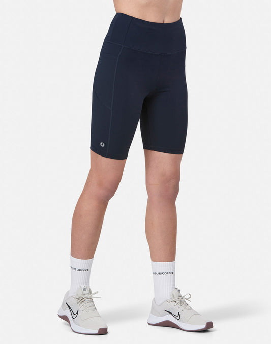 Gym+Coffee Relentless Womens Bike Short - Bog Dog Running