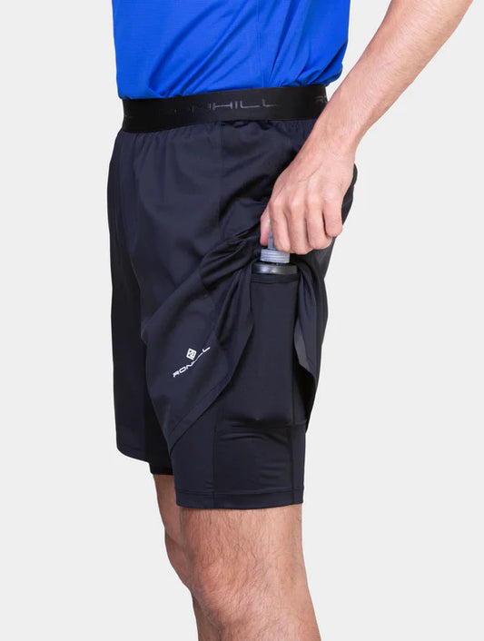 Ronhill Tech 7" Men's Twin Short - Bog Dog Running