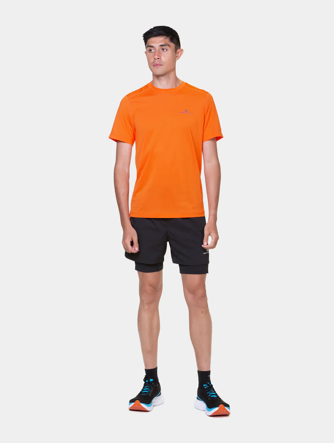 Ronhill Tech Reflect 5" Men's Twin Short - Bog Dog Running