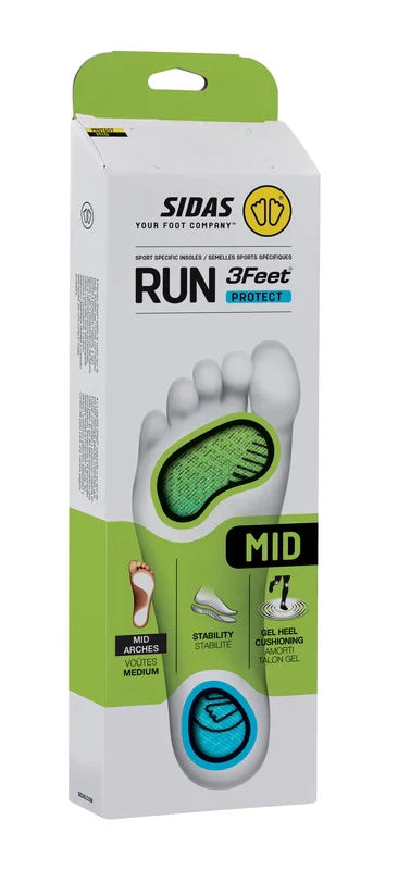 Sidas 3FEET Run Protect Insoles - Runner's Warehouse