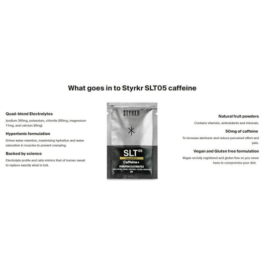 STYRKR Caffeine Quad-Blend Electrolyte Powder Pack of 6 Bog Dog Running