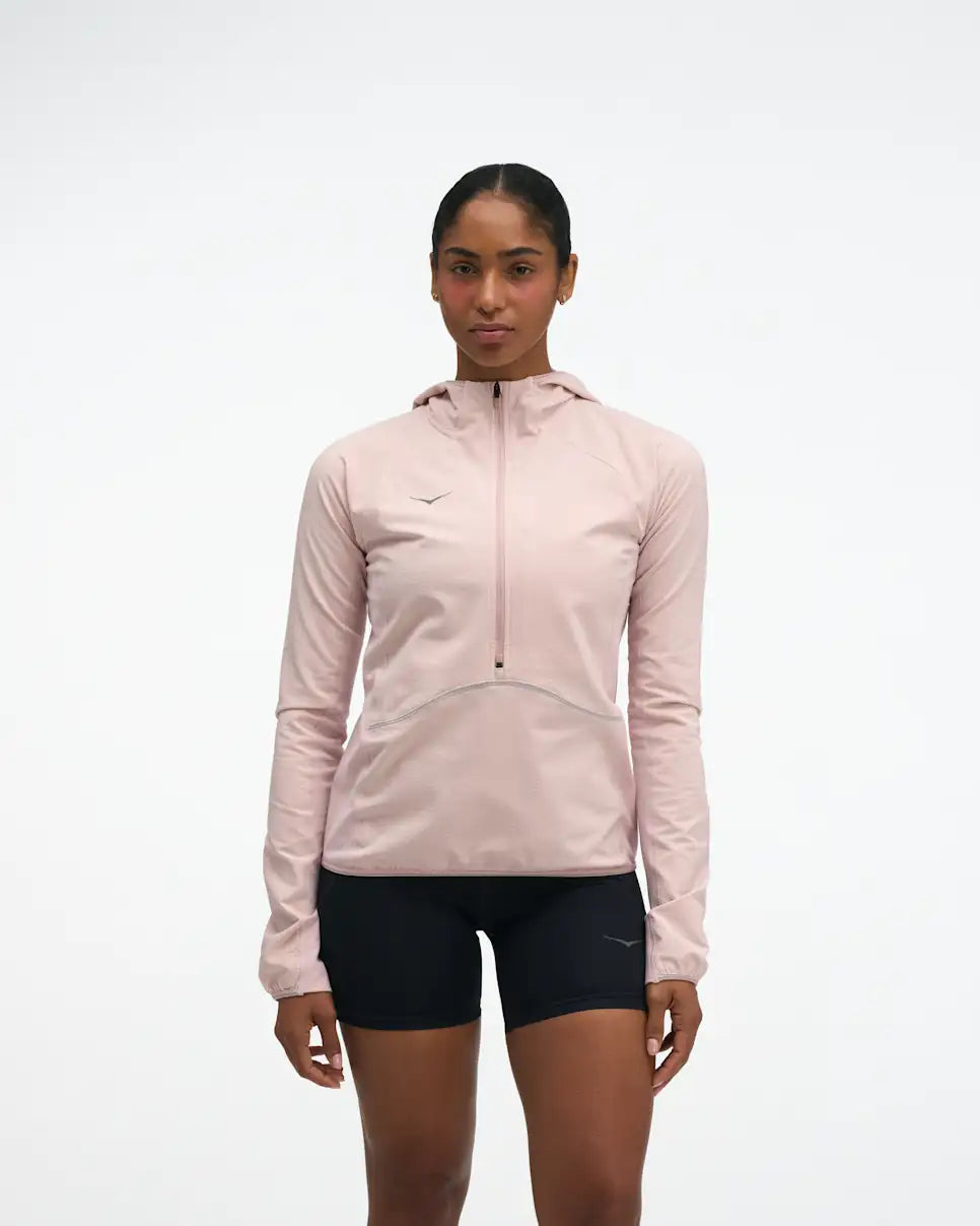 Hoka SkyGlow Women's Half Zip - Clothing - Runner's Warehouse