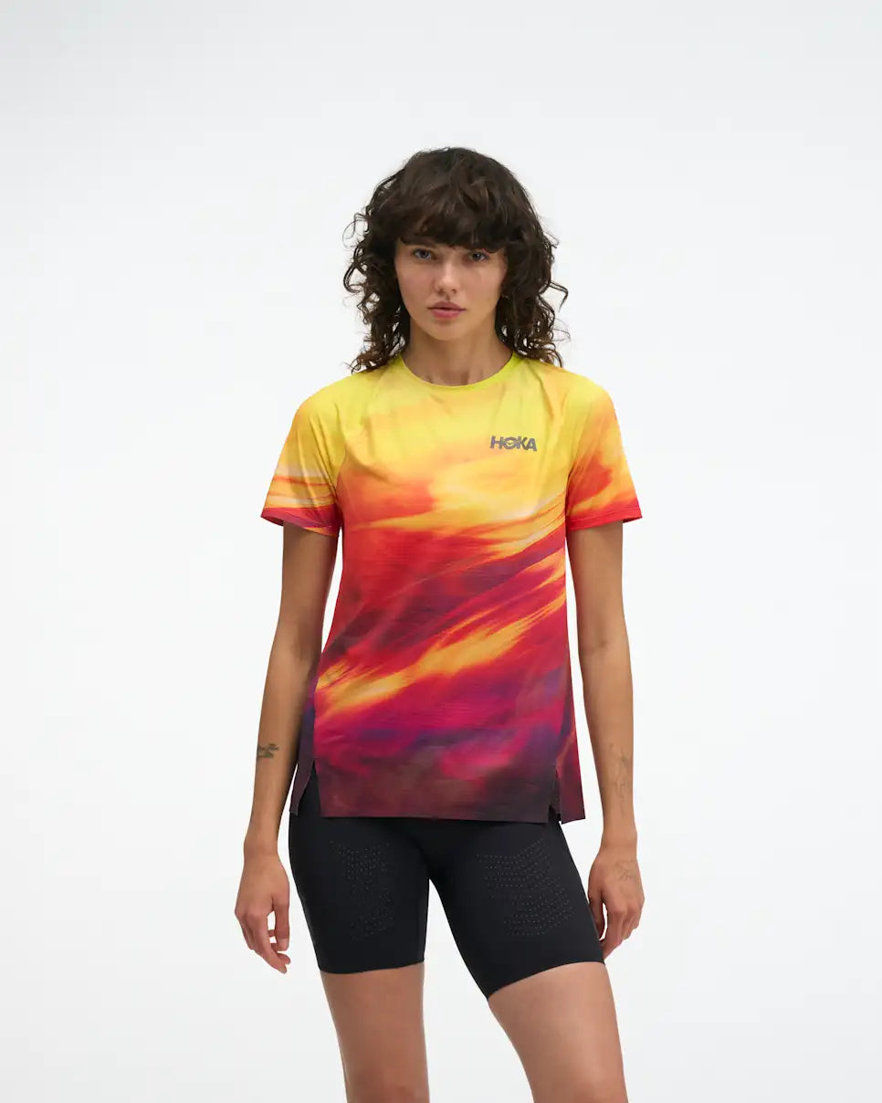 Hoka Race Day Women's Short Sleeve T-Shirt TR PRT