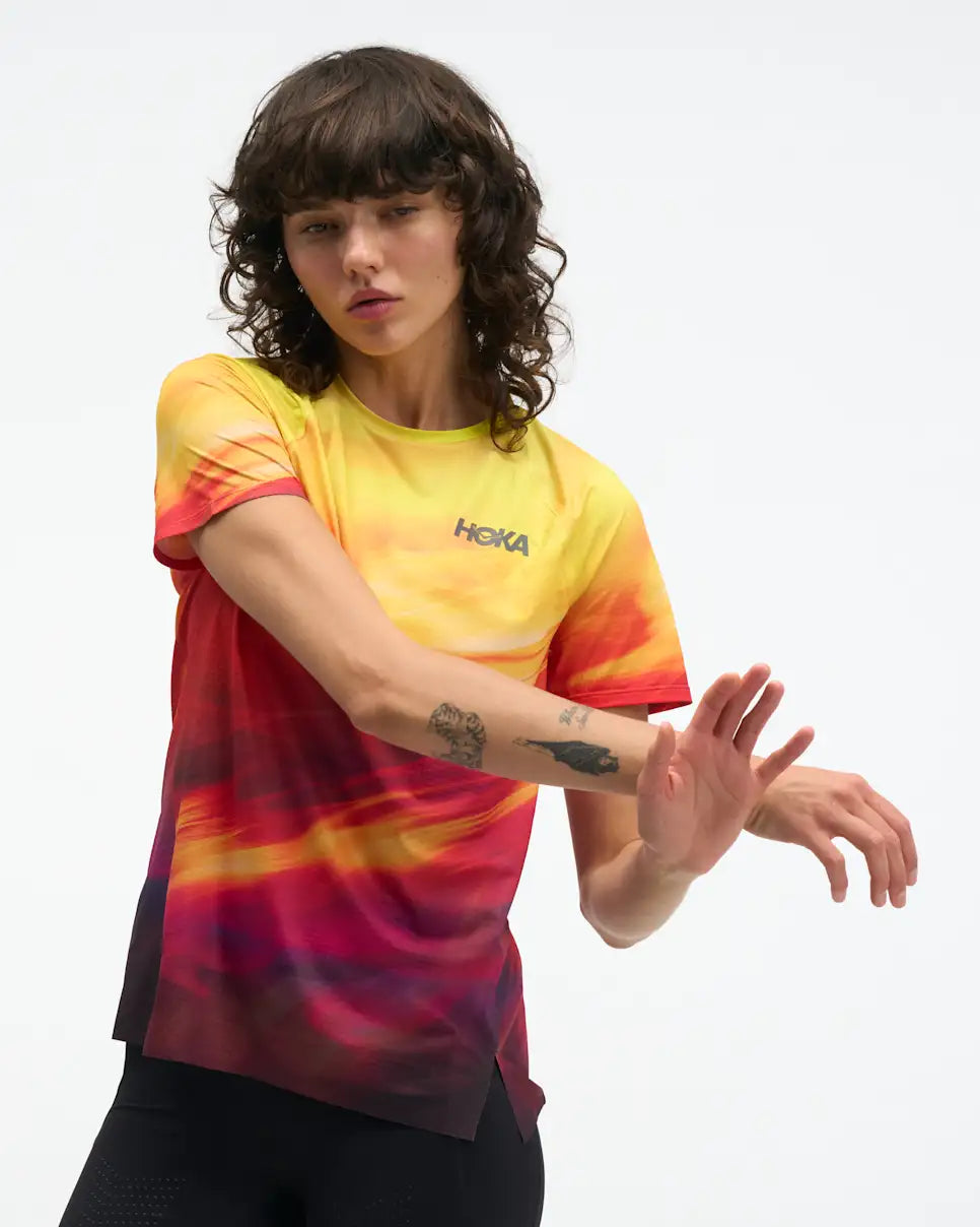 Hoka Race Day Women's Short Sleeve T-Shirt TR PRT