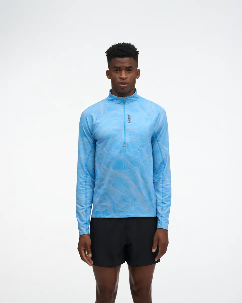 Hoka SkyForm Men's Half Zip - Clothing - Runner's Warehouse