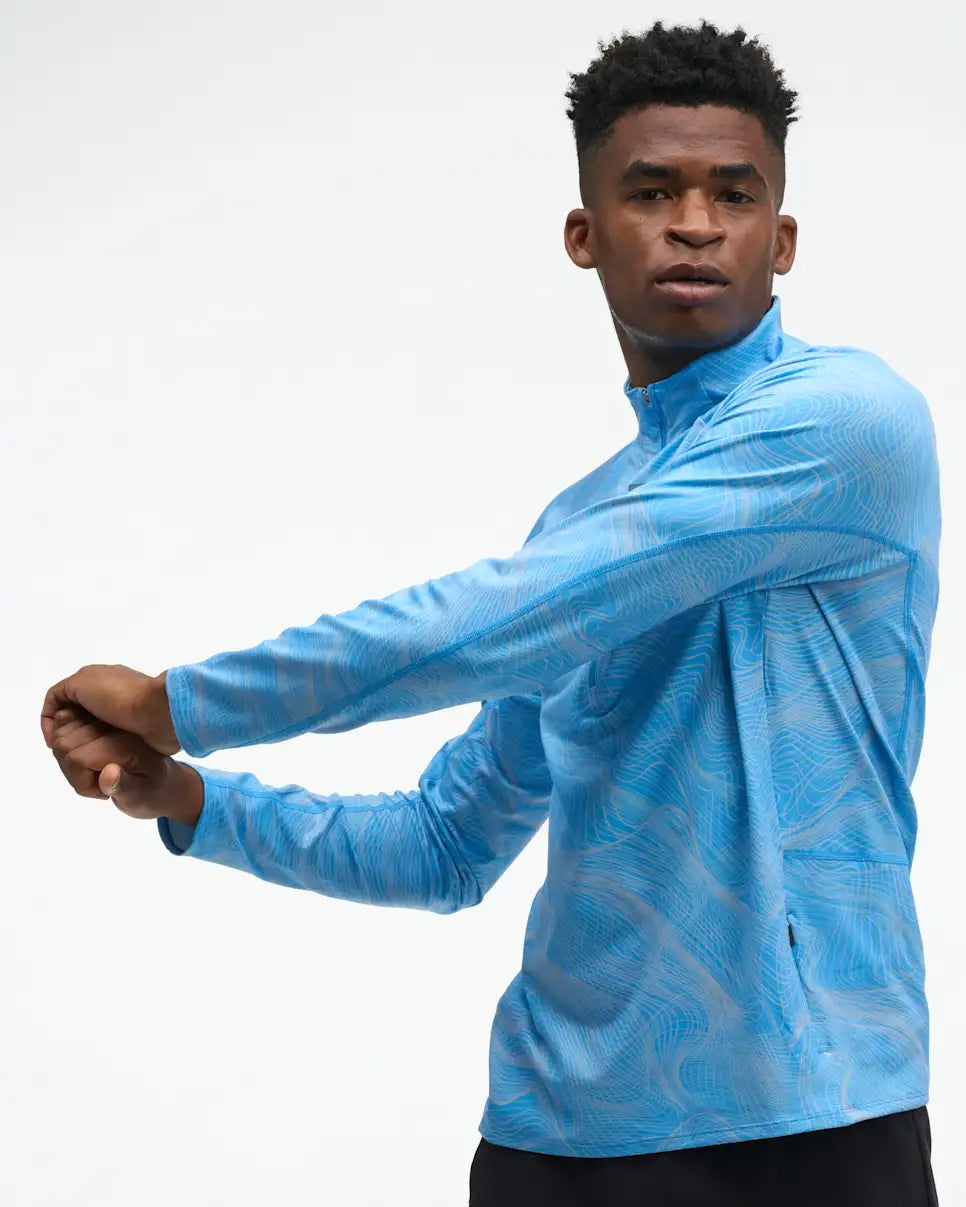 Hoka SkyForm Men's Half Zip - Clothing - Runner's Warehouse