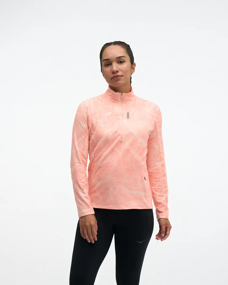 Hoka SkyForm Women's Half Zip - Clothing - Runner's Warehouse