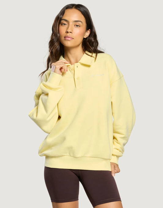 Gym+Coffee Daily Collared Women's Sweatshirt - Clothing - Runner's Warehouse