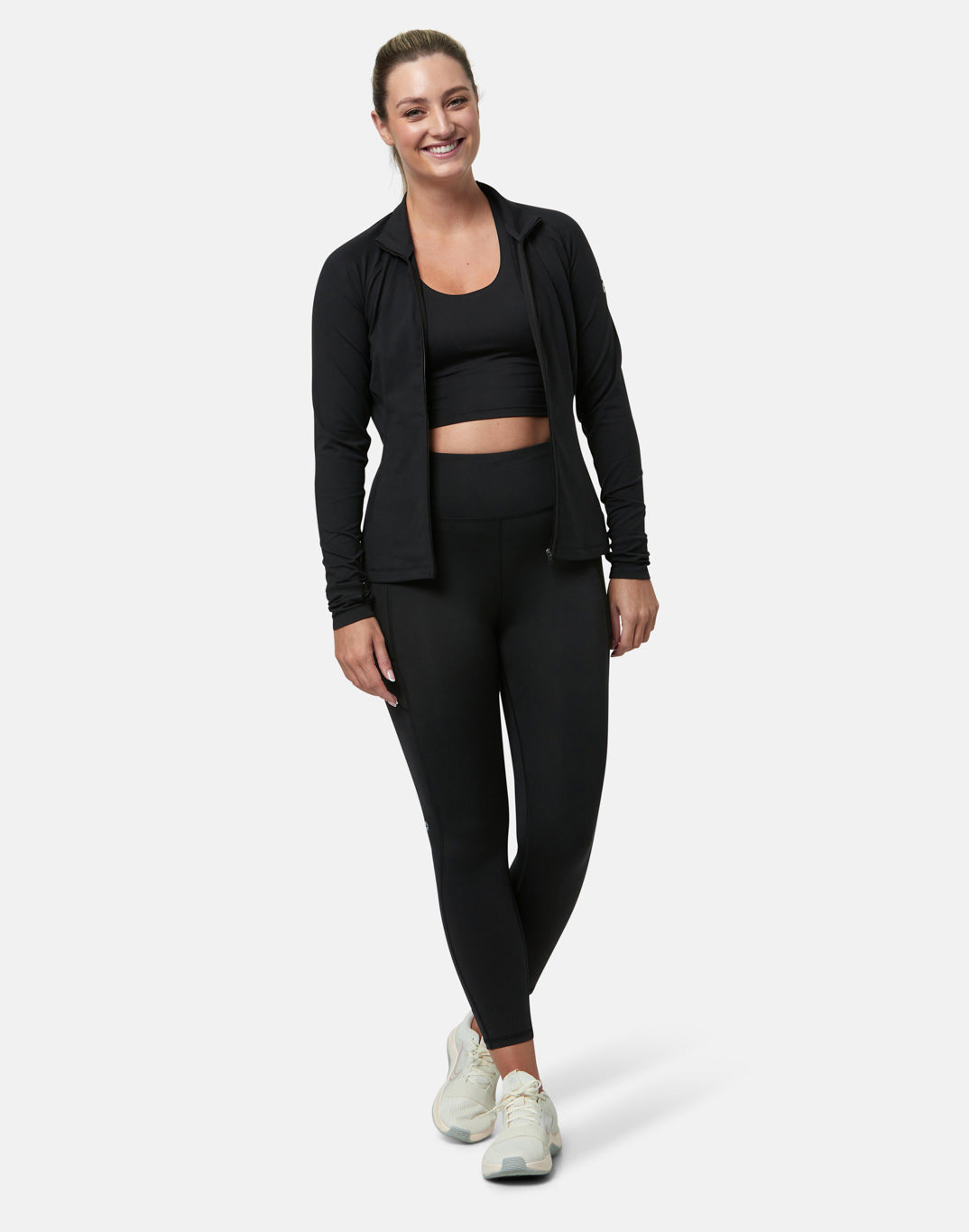Gym+Coffee Relentless Full Zip Womens Jacket - Bog Dog Running