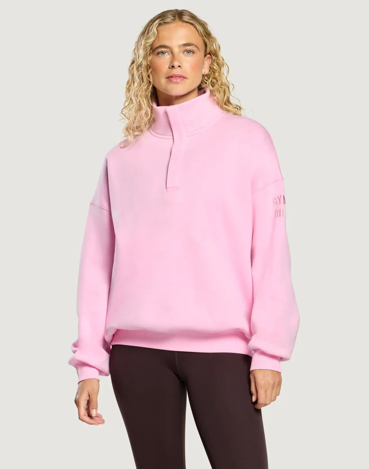 Gym+Coffee Daily Snap Collar Women's Sweatshirt - Clothing - Runner's Warehouse