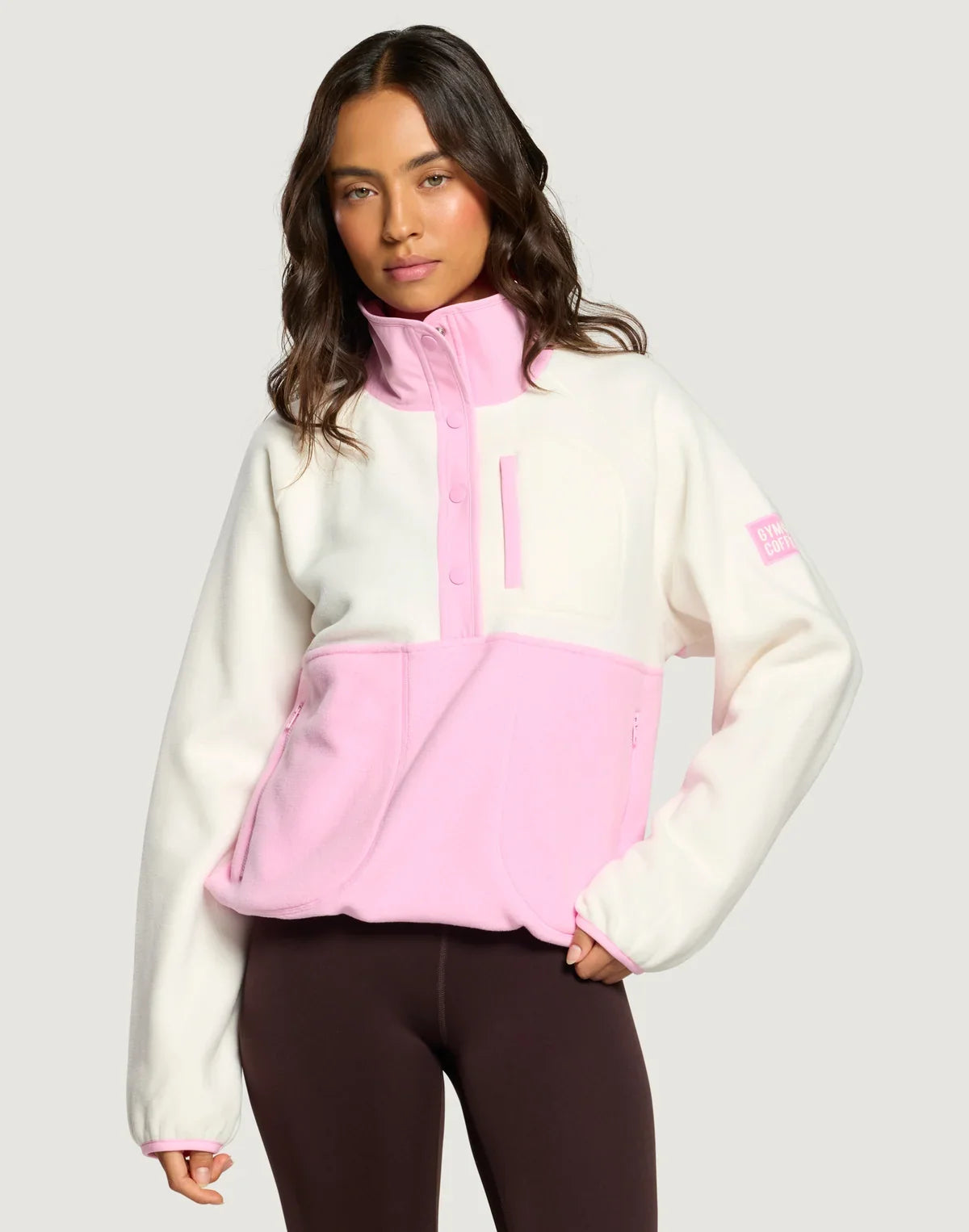 Gym+Coffee Snap Polar Women's Fleece - Bog Dog Running