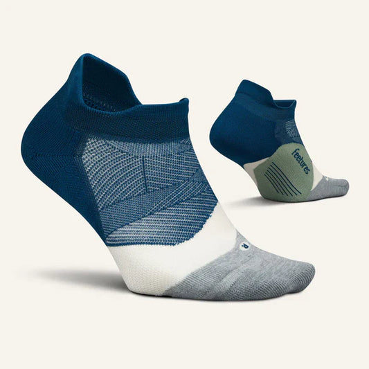 Feetures Elite Light Cushion No Show Socks - Bog Dog Running