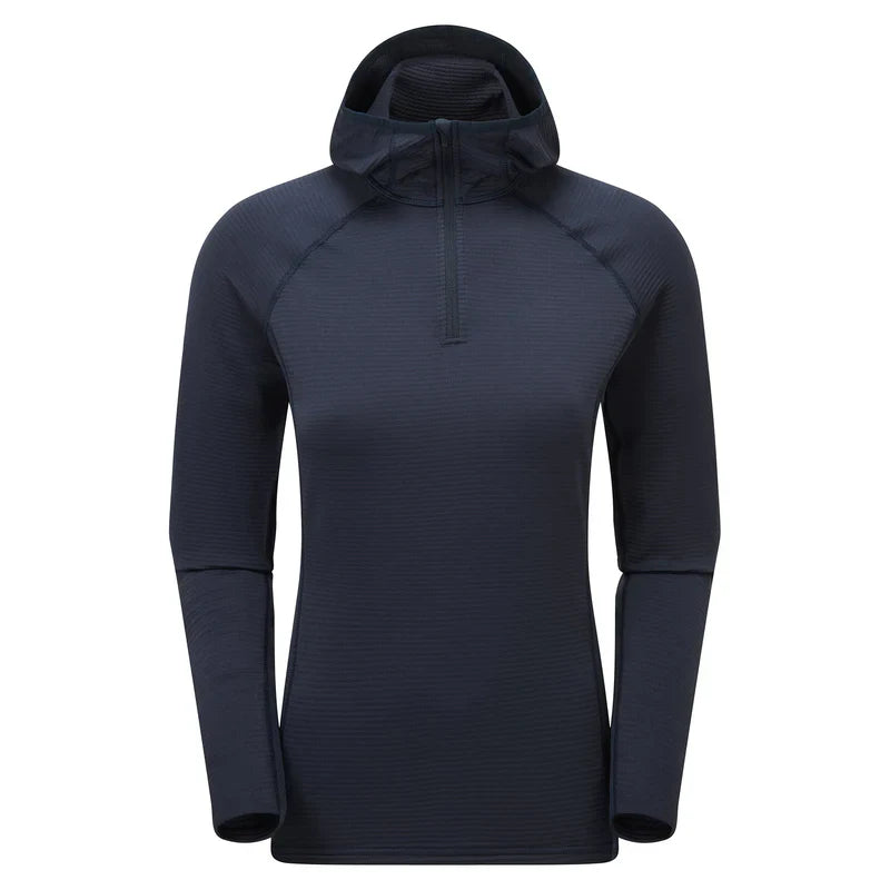 Montane Protium Lite Hooded Fleece Pull-On Women's - Bog Dog Running