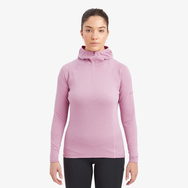 Montane Protium Lite Hooded Fleece Pull-On Women's - Bog Dog Running