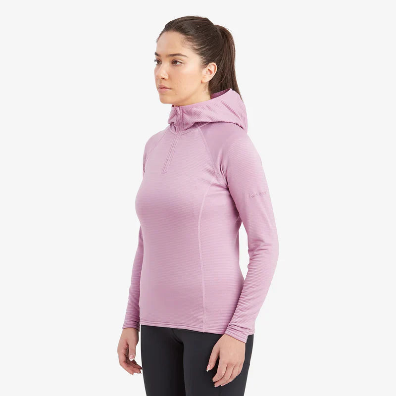 Montane Protium Lite Hooded Fleece Pull-On Women's - Bog Dog Running