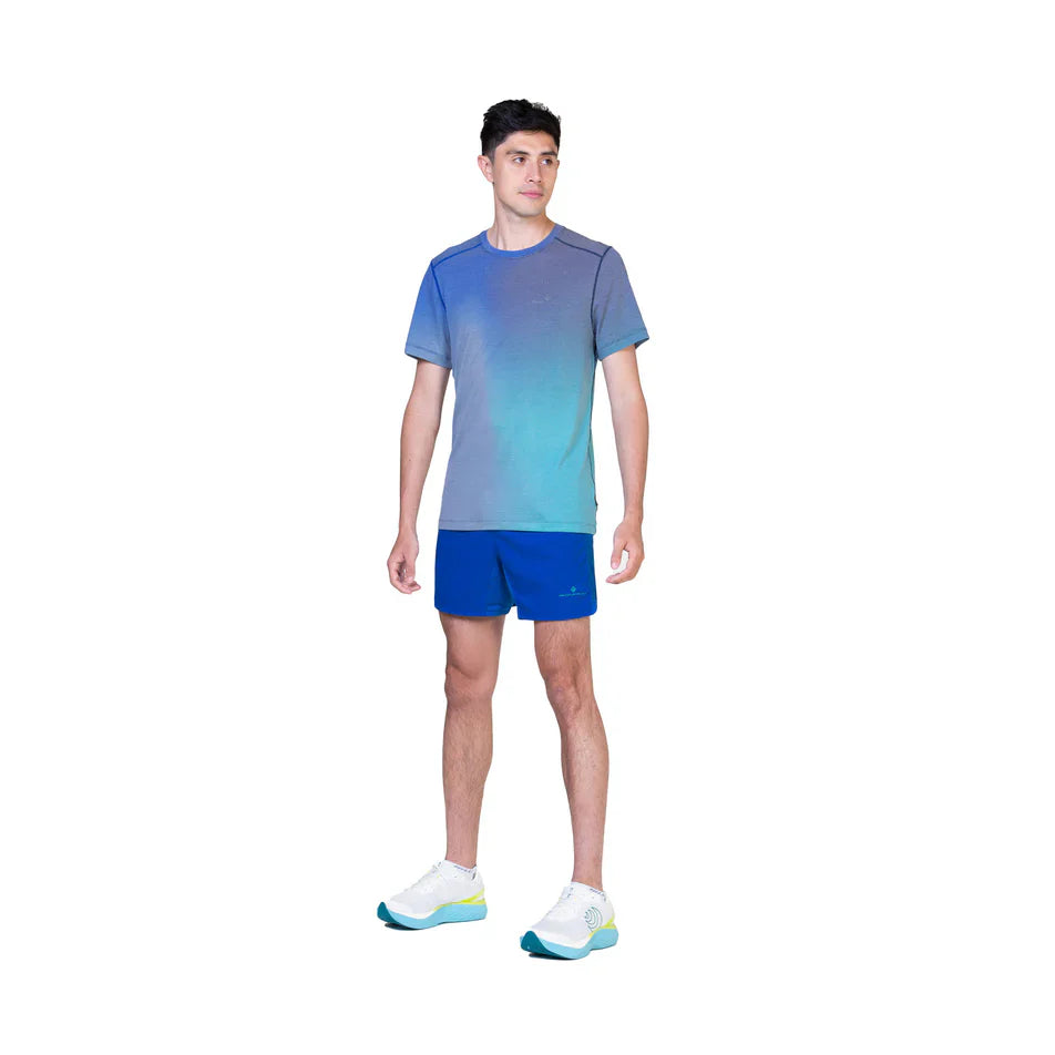 Ronhill Men's Tech Golden Hour Tee - Bog Dog Running
