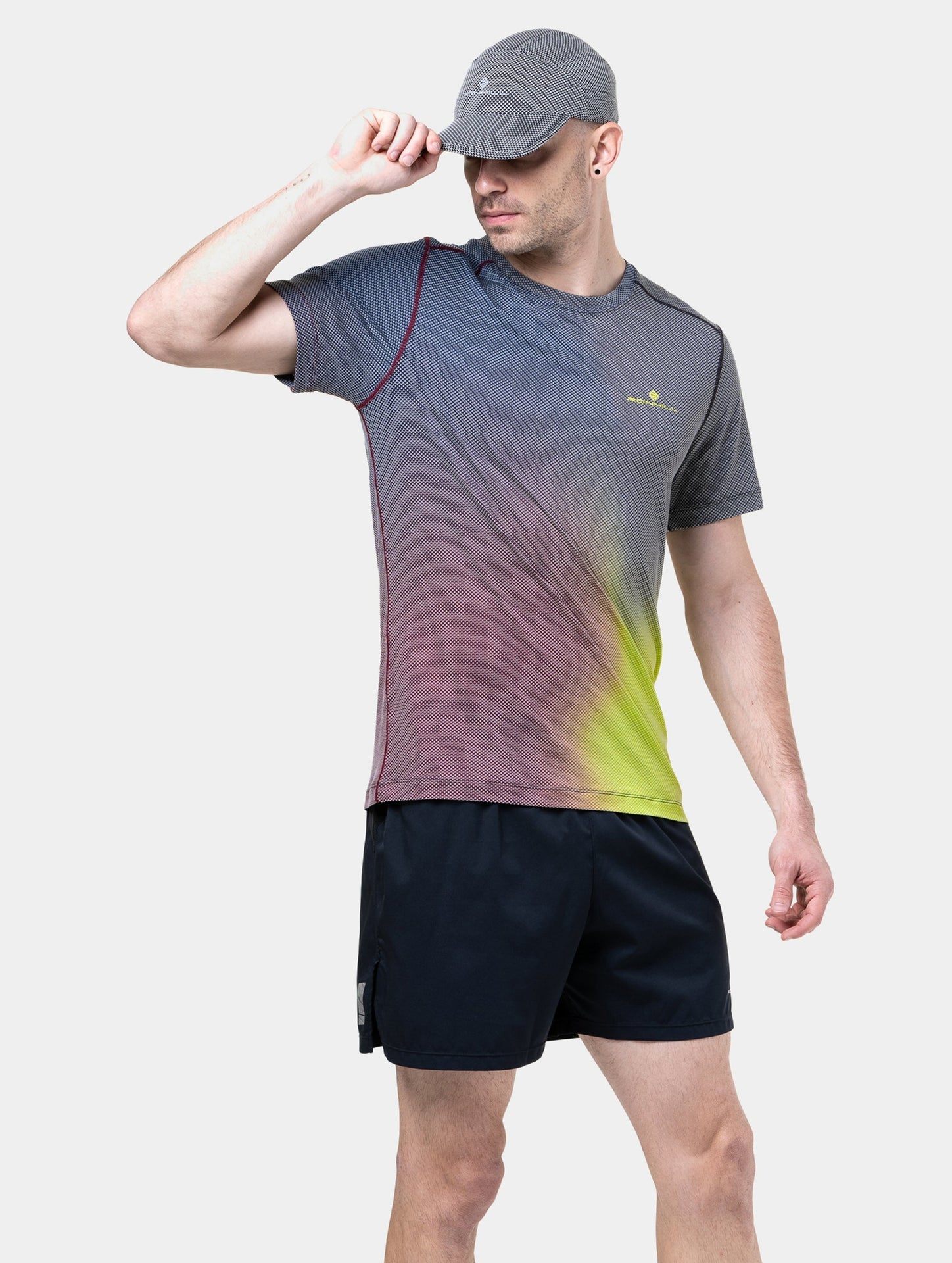 Ronhill Men's Tech Golden Hour Tee - Bog Dog Running