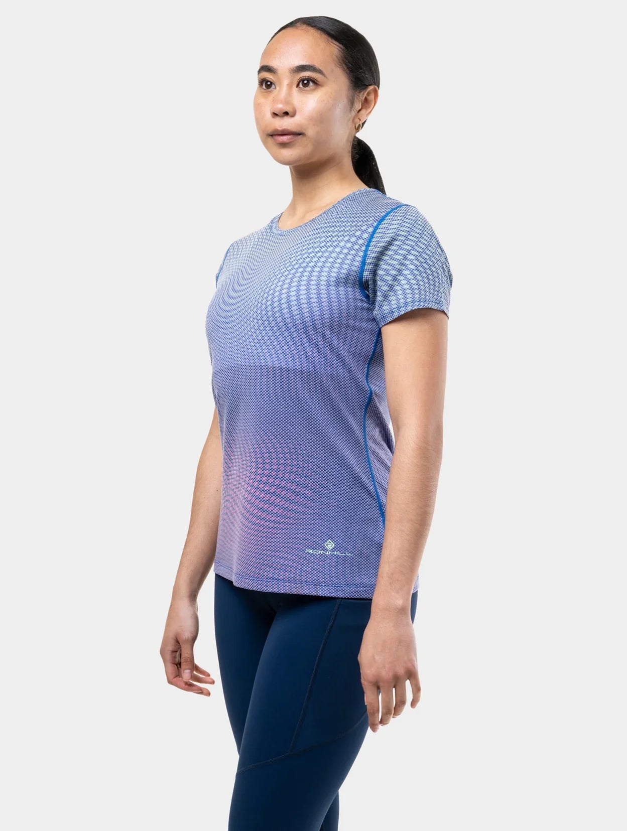 Ronhill Women's Tech Golden Hour Tee - Bog Dog Running