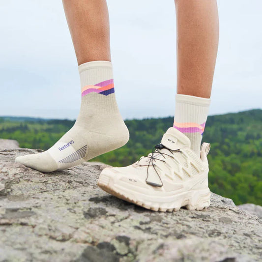 Feetures Trail Max Cushion Mini Crew Sock - Bog Dog Running