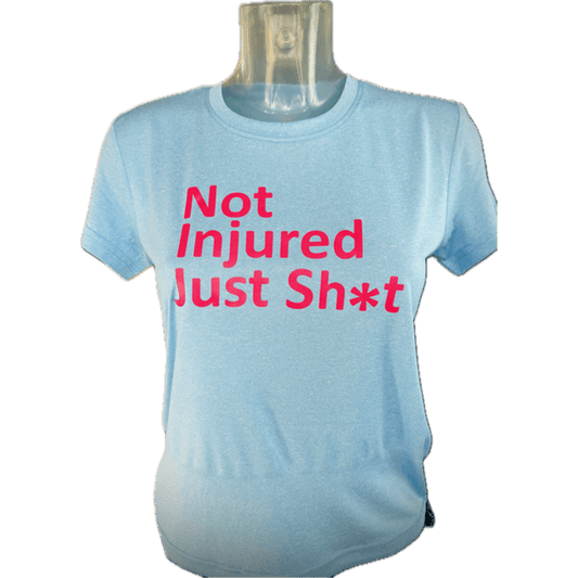 Bog Dog's Own #Notinjuredjustsh*t Women's T-Shirt - Bog Dog Running