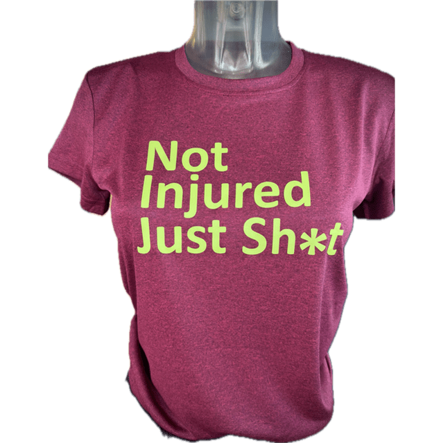 Bog Dog's Own #Notinjuredjustsh*t Women's T-Shirt - Bog Dog Running