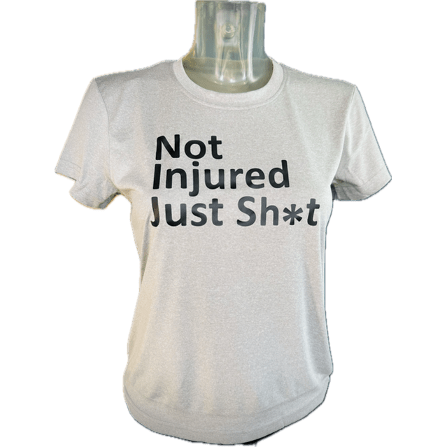 Bog Dog's Own #Notinjuredjustsh*t Women's T-Shirt - Bog Dog Running