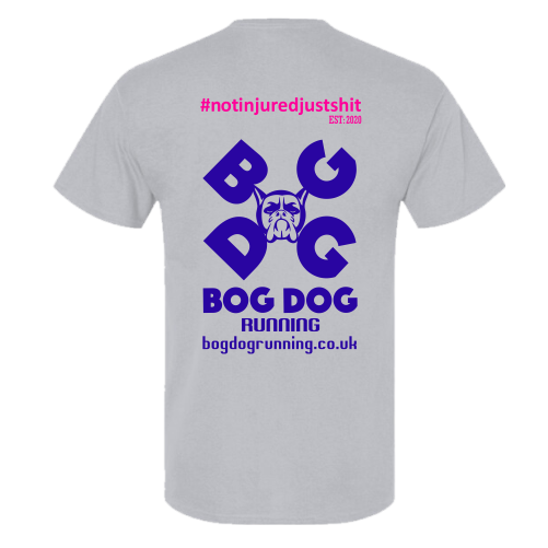 Bog Dog's Own #Notinjuredjustsh*t Women's T-Shirt - Bog Dog Running