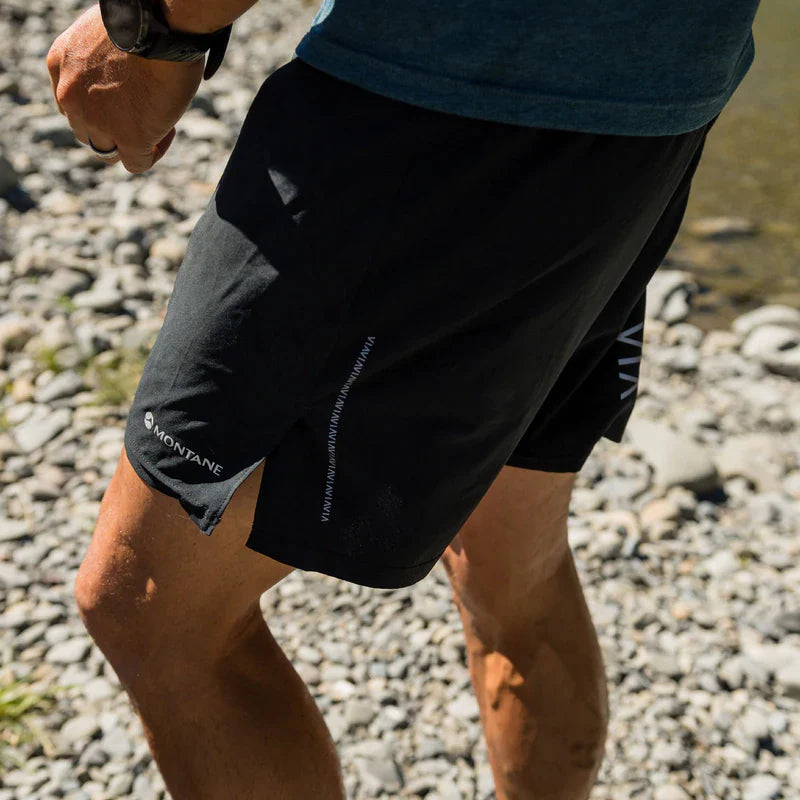 Montane Men's Dragon 5" Shorts Bog Dog Running
