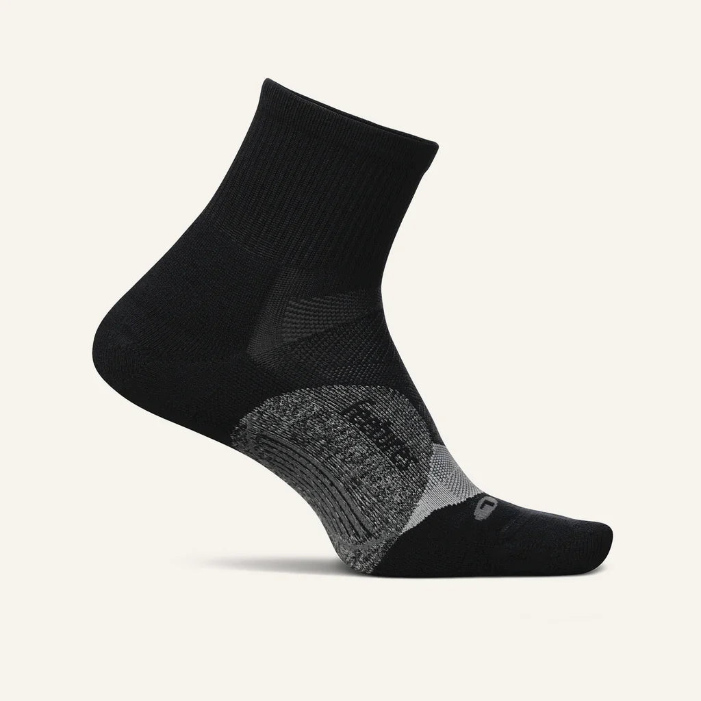 Feetures Elite Light Cushion Quarter Socks - Bog Dog Running