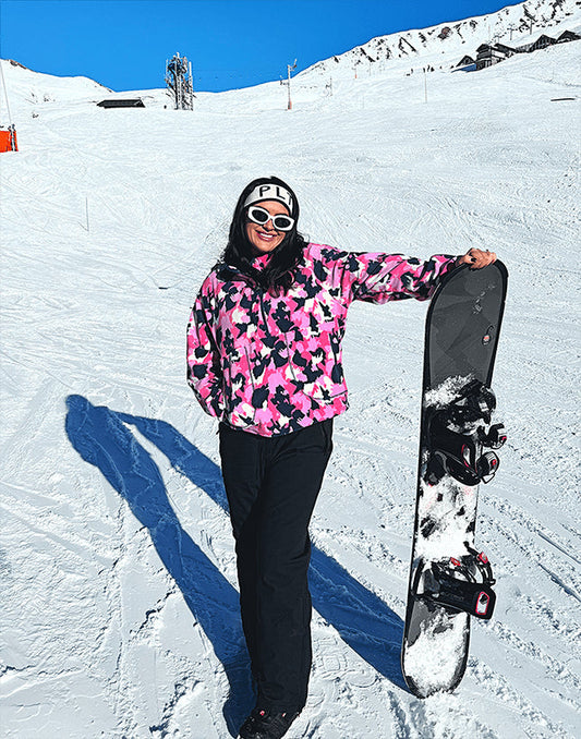 Gym+Coffee Snap Collar Women's Fleece - Bog Dog Running