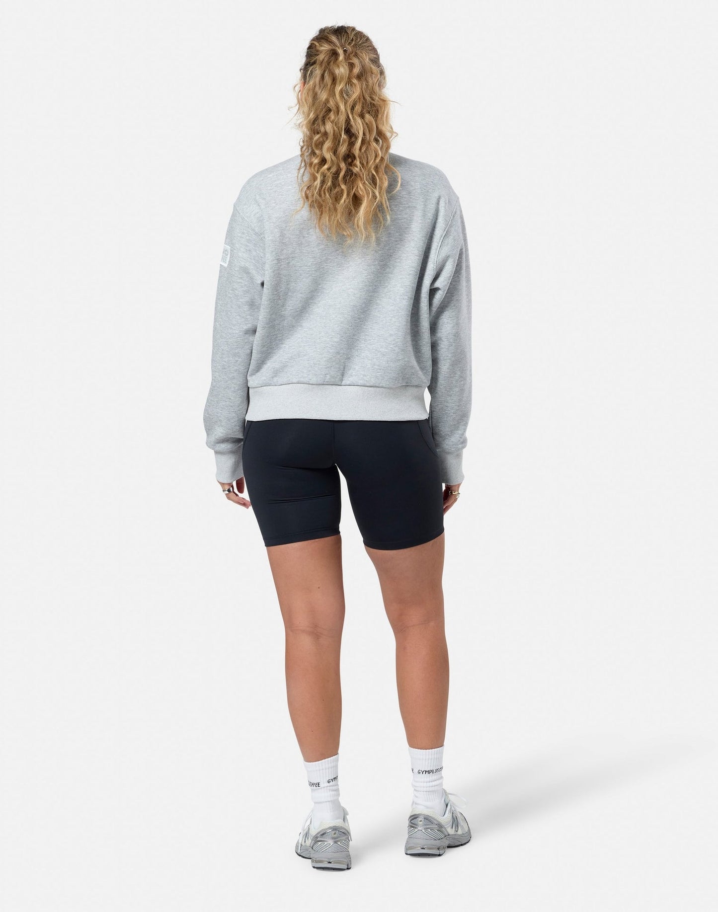 Gym+Coffee Ribbed Quarter Zip Ladies Sweatshirt - Bog Dog Running