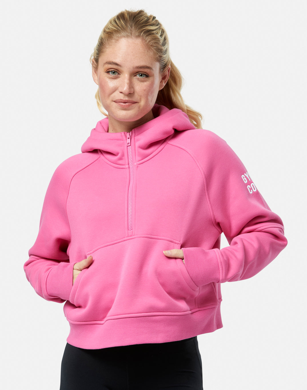 Gym+Coffee Sierra Half Zip Ladies Top - Bog Dog Running