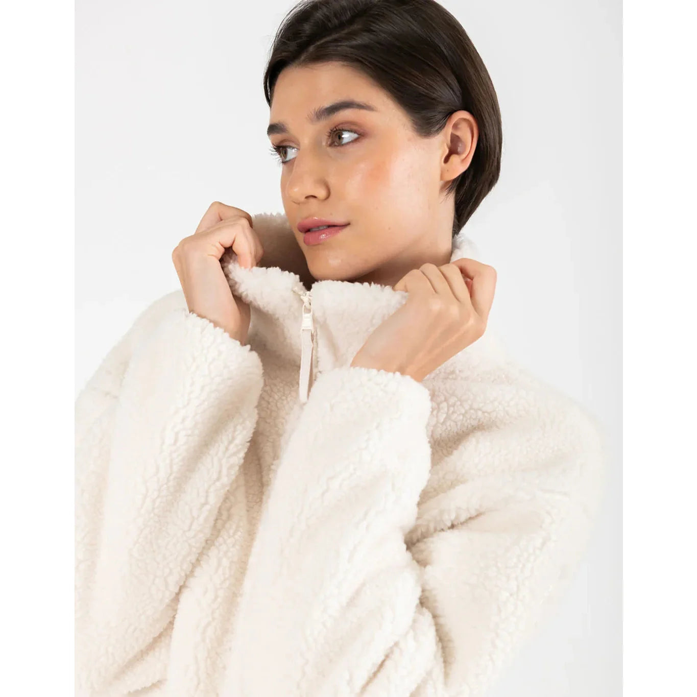 Gym + Coffee Women's Industry Fleece High Collar Jacket Gym + Coffee