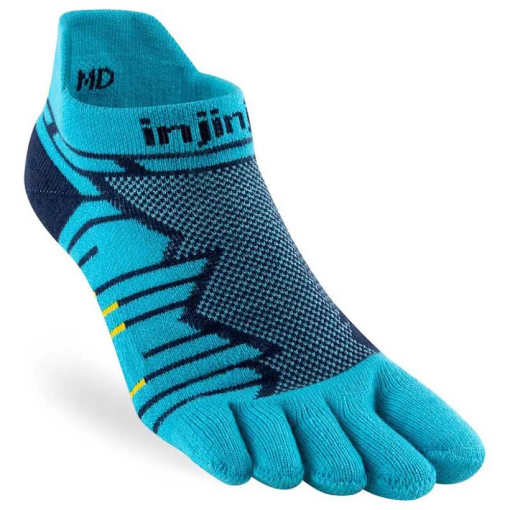 Injinji Ultra Run MW No Show Sock - Bog Dog Running