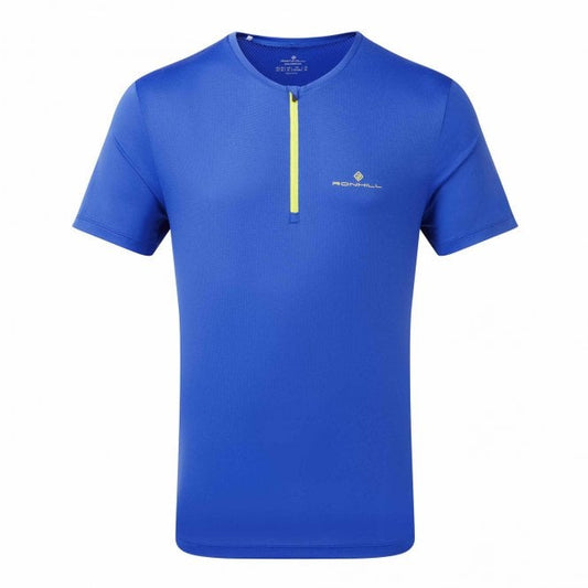 Ronhil Tech 1/2 Zip Men's T-shirt - Bog Dog Running