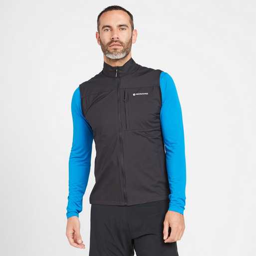 Montane Men's Featherlite Gilet - Bog Dog Running