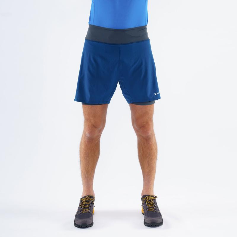 Montane Men's Dragon Twin Skin Shorts Bog Dog Running