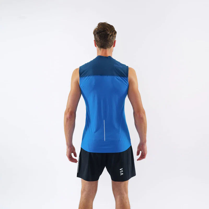 Montane Men's Dragon Zip Tank Bog Dog Running